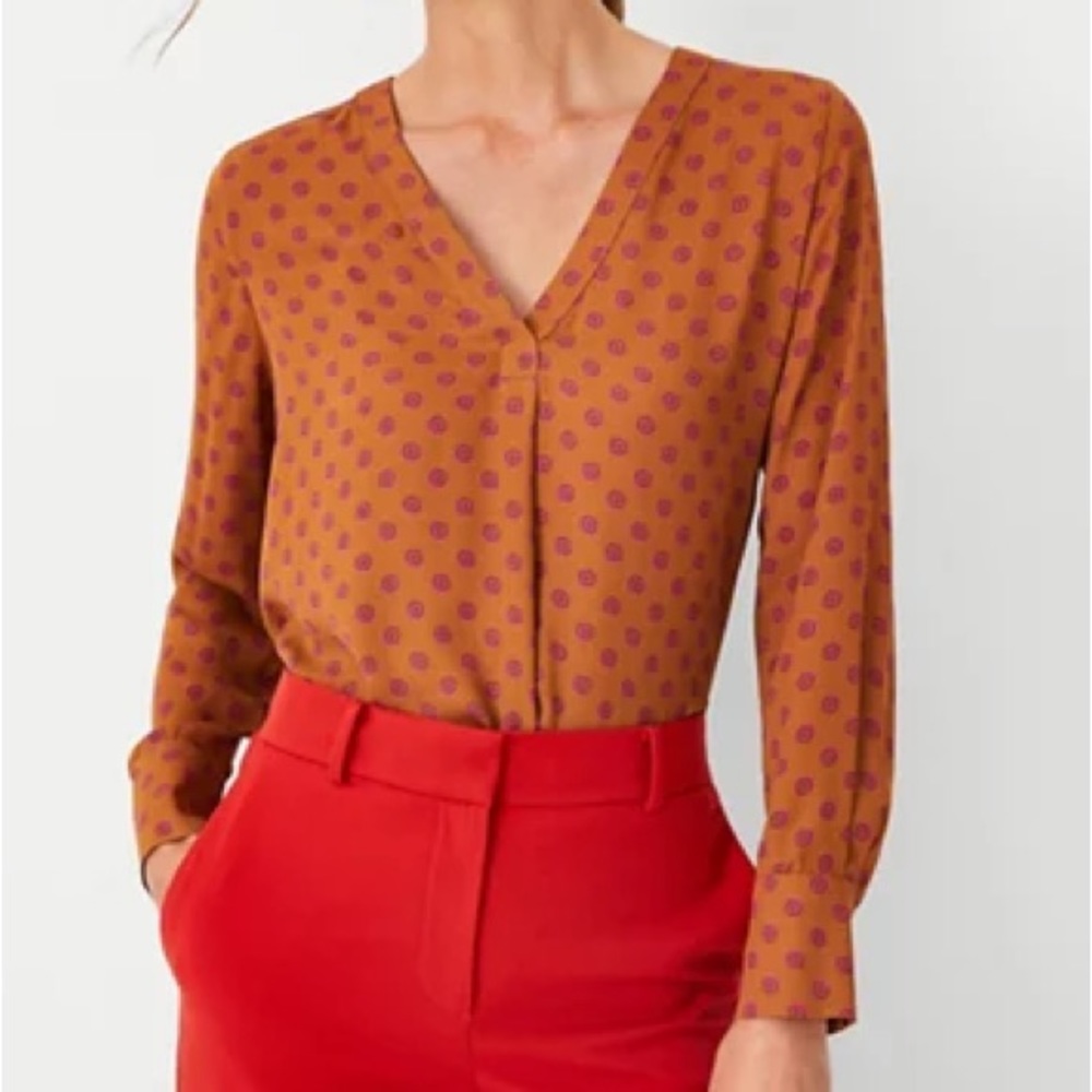 Foulard Mixed Media Top